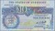 Guernsey: The States Of Guernsey, Set With 3 Banknotes, Series ND(1980-89), With - Andere & Zonder Classificatie