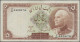 Iran: Bank Melli Iran, Set With 3x 5 Rials SH1316, 1317 (1937, 1938), P.32a (F/F - Iran