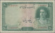 Delcampe - Iran: Bank Melli Iran, Set With 5 Banknotes, Series ND(1944), With 5 Rials (P.39 - Irán