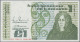 Ireland: Central Bank Of Ireland, Lot With 4 Banknotes, 1, 5, 10 And 20 Pounds 1 - Ierland