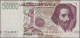 Delcampe - Italy: Banca D'Italia, Giant Lot With 66 Banknotes, Series 1966-1997 With A Lot - Sonstige & Ohne Zuordnung