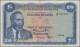 Kenya: Central Bank Of Kenya, Lot With 5 Banknotes, Series 1966/68, With 5, 10, - Kenia