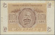 Delcampe - Libya: Military Authority In Tripolitania, Set With 4 Banknotes, Series ND(1943) - Libia