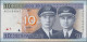 Delcampe - Lithuania: Lietuvos Bankas, Lot With 3 Banknotes, Comprising 10 Litu 2001 (P.65, - Litauen