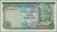Delcampe - Malaysia: Bank Negara Malaysia, Lot With 6 Banknotes, 1967-1981 Series, With 1, - Maleisië