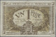 Monaco: Principauté De Monaco, 1 Franc 1920, Series A, P.4a, Minor Margin Split, - Monaco