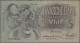 Netherlands Indies: De Javasche Bank, Set With 5 Banknotes, Series 1930-1939, Co - Nederlands-Indië