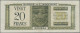 New Caledonia: Banque De L'Indochine – NOUMEA, 20 Francs ND(1944), P.49, Very Ni - Numea (Nueva Caledonia 1873-1985)