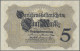 Deutschland - Deutsches Reich Bis 1945: Kleines Lot Reichsbanknoten, 1910-1918, - Autres & Non Classés