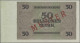 Deutschland - Deutsches Reich Bis 1945: Reichsbanknote 50 Billionen Mark 1924 MU - Sonstige & Ohne Zuordnung