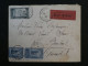 C MAROC   BELLE LETTRE   1920 RABAT A  LE BOUSCAT  FRANCE ++LE 1F + AFF. INTERESSANT - Cartas & Documentos