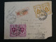 DG7 CAMEROUN     LETTRE DEVANT  1945   DOUALA PARIS ++2 PAIRES DE TP+++ AFF. INTERESSANT - Storia Postale