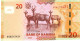 NAMIBIA P17c 20 DOLLARS 2022 UNC. - Namibia