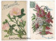 10 CP Belles Fantaisies Scannées Rectos Et Versos. Paillettes, Gaufrages, Prénom Marcelle. 2 SCANS - Collections & Lots