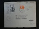 DG7 AEF   BELLE   LETTRE  1953 BRAZZA A PERIGUEUX FRANCE +TAXE++ AFF. INTERESSANT - Covers & Documents