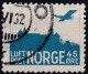 NO450 – NORVEGE - NORWAY – 1927/41 – PLANE OVER AKERSHUS CASTLE – Y&T # 1/3 USED 9,20 € - Oblitérés