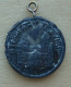 D3-121 Médaille Ancienne (1933) Peu Courante Gravée Au Dos ÔTerre Ata Treviris Métal Gris De 25mm De Diamètre, - Religious Art