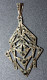 Beau Pendentif Style Art Déco Vers 1925/1930 Argent 800 Et Strass - Hangers