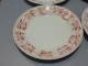 Delcampe - -5 ASSIETTES PLATES DEMI PORCELAINE BADONVILLER Modèle CERISES Table  E - Badonviller (FRA)