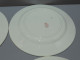 Delcampe - -5 ASSIETTES PLATES DEMI PORCELAINE BADONVILLER Modèle CERISES Table  E - Badonviller (FRA)