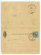 Denmark 1894 4o. Crown Letter Card - Copenhagen Postmark - Entiers Postaux