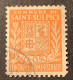 Schweiz Fiskalmarken: St-Sulpice (NE) 0,50 Orange Stempelmarke  (Switzerland Timbre Fiscal Revenue Stamps - Fiscales