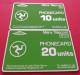 ISLE OF MAN - Manx Telecom L&G - Pair 10 + 20 Units - 741A + 741B MINT NEUVE (TI0320 - Isla De Man