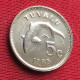 Tuvalu 5 Cents 1985 Shark  UNC - Tuvalu