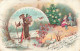 FÊTES - VŒUX - Père Noël - Enfants - Sapin - Carte Postale Ancienne - Andere & Zonder Classificatie