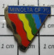 2922 Pin's Pins / Beau Et Rare / PHOTOGRAPHIe / MINOLTA CF 70 ARC EN CIEL - Fotografie