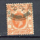 H-K  Yv. N° 122 ; SG N°123 Fil CA Mult Script (o) 8c Orange George V Cote 1,25 Euro BE  2 Scans - Oblitérés