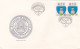 COAT OF ARMS 1980 COVERS 4  FDC  CIRCULATED  Tchécoslovaquie - Cartas & Documentos