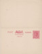 35511# VICTORIA CARTE REPONSE PAYEE ENTIER POSTAL WITH REPLY CARD ANNEXED IS INTENDED ANSWER GANZSACHE STATIONERY - Storia Postale