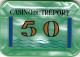 Casino Du Tréport : Plaque 50F (#330) - Casino