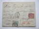 Thurn Und Taxis , 1868 , ILMENAU      , Klarer  Stempel  Auf  Paketbrief - Covers & Documents