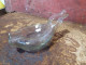 Delcampe - Ancienne Bouteille En Verre Liqueur Garnier Cendrier Canard - Spiritueux