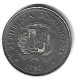 Dominican Republic 25 Centavos 1990 Km71.2  Unc - Dominicana