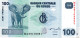 CONGO  Billet Banque 100 F  Bank-note Banknote éléphant - Democratic Republic Of The Congo & Zaire