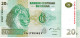 CONGO  Billet Banque 20 F  Bank-note Banknote Lion Leo - République Démocratique Du Congo & Zaïre