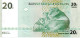 CONGO  Billet Banque 20 F  Bank-note Banknote Lion Leo - République Démocratique Du Congo & Zaïre