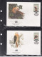 MAURITIUS  609-612, 4 FDC, WWF, Weltweiter Naturschutz: Rosentaube, 1985 - Maurice (1968-...)