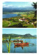 SANKT GEORGEN AM LANGSEE, CARINTHIA, MULTIPLE VIEWS, ARCHITECTURE, BOATS, LAKE, AUSTRIA, POSTCARD - St. Veit An Der Glan