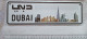 DUBAI MAGNET Decor ADVERTISING PROMOTION LICENSE PLATE دبي United Arab Emirates PLAQUE D'IMMATRICULATION - Kennzeichen & Nummernschilder