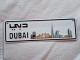 Delcampe - DUBAI MAGNET Decor ADVERTISING PROMOTION LICENSE PLATE دبي United Arab Emirates PLAQUE D'IMMATRICULATION - Plaques D'immatriculation