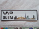 Delcampe - DUBAI MAGNET Decor ADVERTISING PROMOTION LICENSE PLATE دبي United Arab Emirates PLAQUE D'IMMATRICULATION - Number Plates