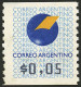 ARGENTINA: GJ.1, 1995/6 5c., Mint Without Gum (actually It Was Used But Not Cancelled), Excellent Quality, Very Rare, Ca - Other & Unclassified
