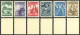 AUSTRIA: Sc.B112/B117, 1933 Catholic Day, Set Of 6 Values, Mint With Tiny Hinge Marks (they Appear MNH), Excellent Quali - Autres & Non Classés
