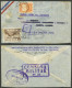 BOLIVIA: Airmail Cover Sent From LA PAZ To Lima (Peru) On 25/JA/1935, Endorsed "CORREO AÉREO VÍA AREQUIPA". It Has 2 Sta - Bolivië