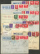 ITALY: 8 Airmail Covers Sent To Argentina Between 1940 And 1941 Franked With 10.25L., 12.50L. (dues Mark) And 13L., A Co - Ohne Zuordnung