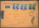 ITALY: 15/SE/1948 Milano - Argentina, Registered Airmail Cover Franked With 2,200 L., Some Small Defects, Very Nice! - Unclassified